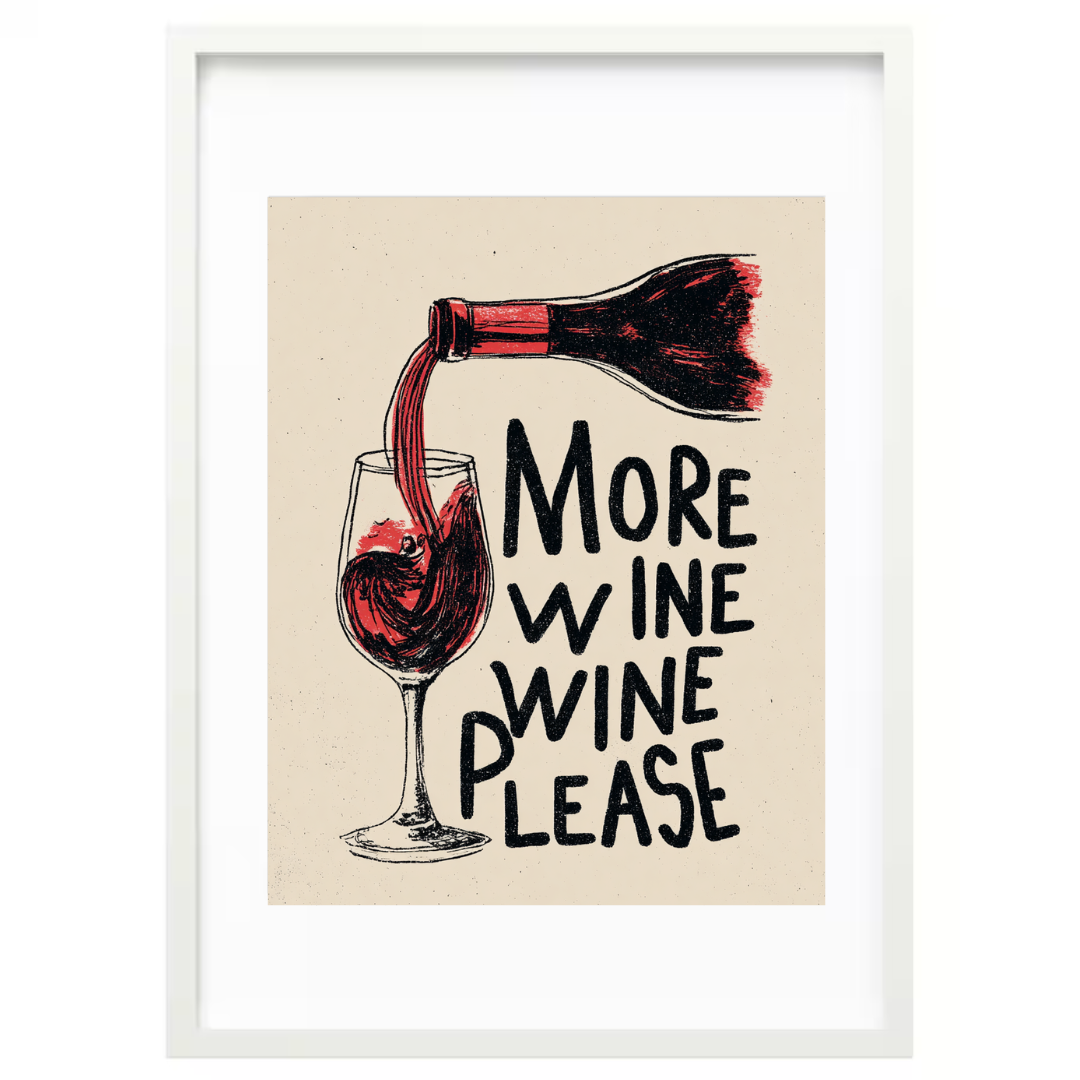 More wine