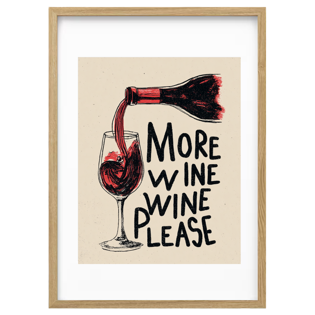 More wine