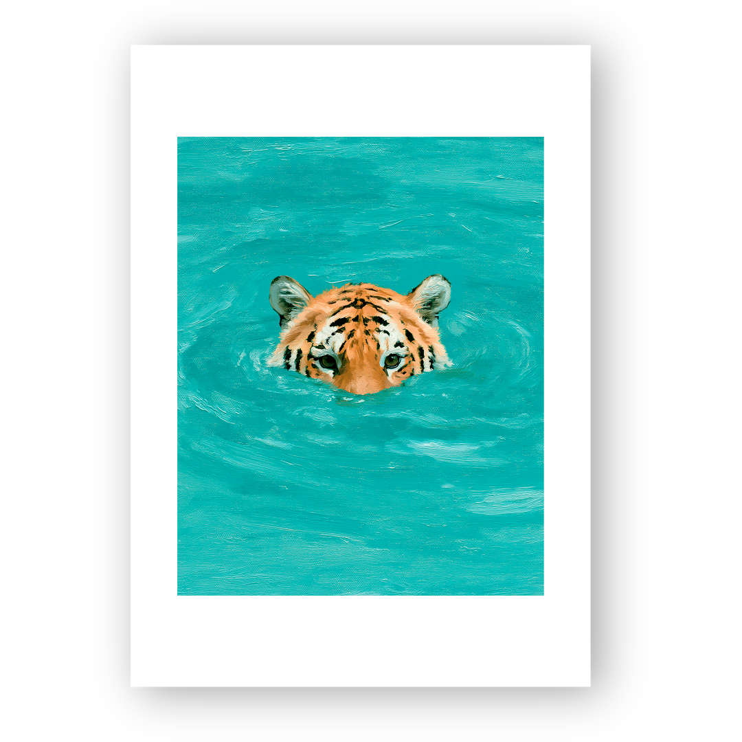 Tigre en el agua