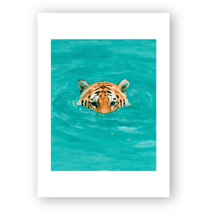 Tigre en el agua