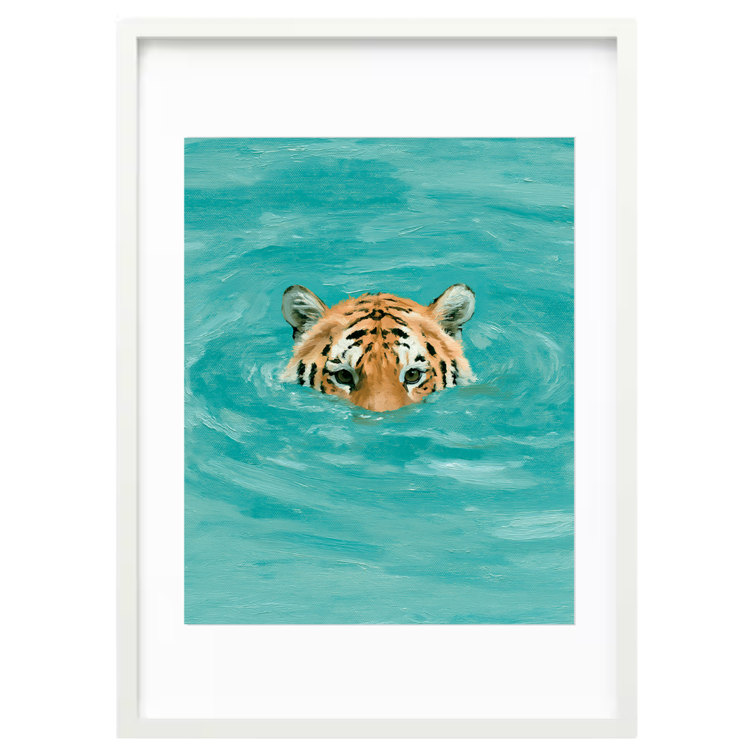 Tigre en el agua