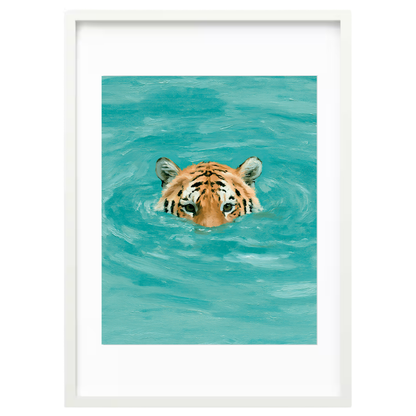 Tigre en el agua