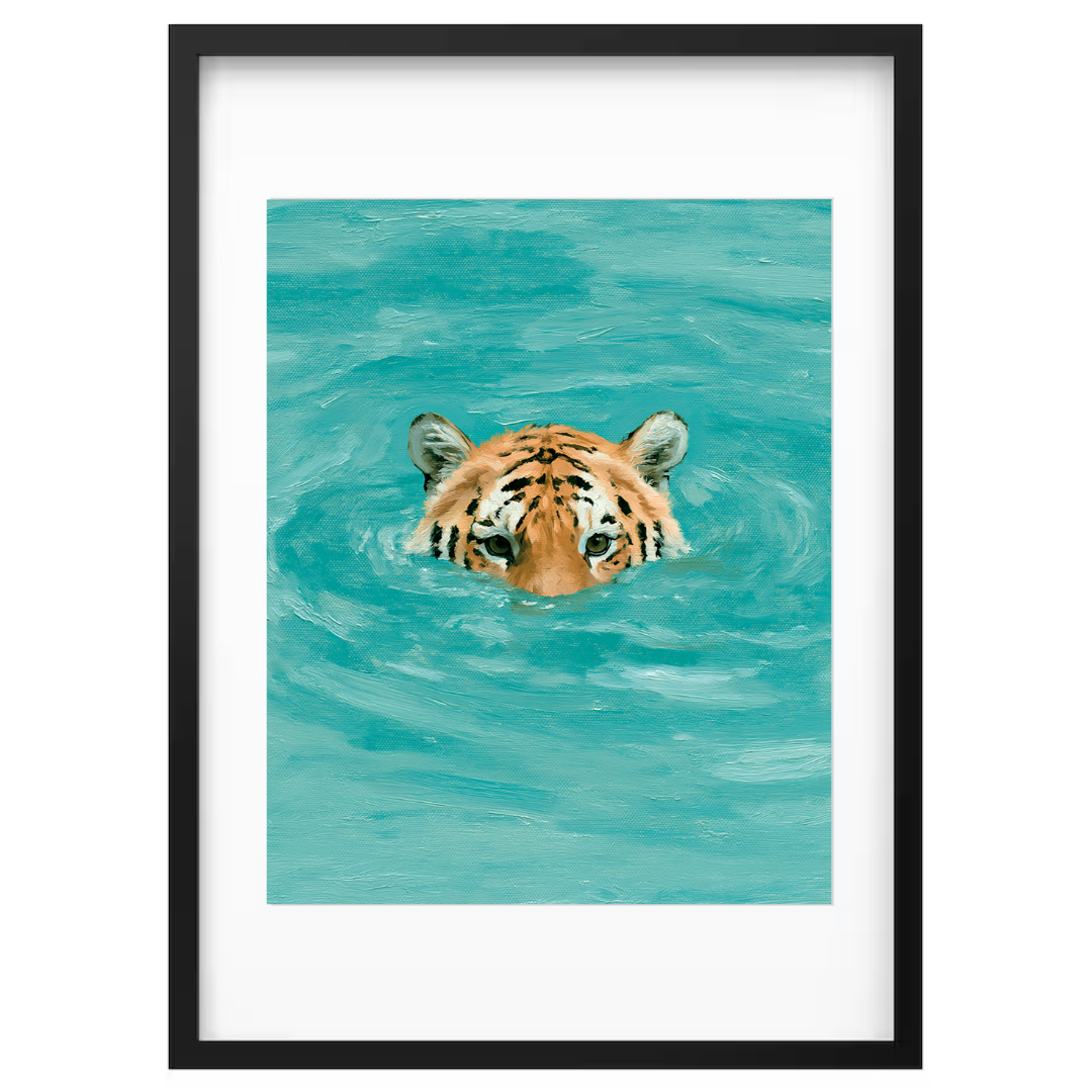 Tigre en el agua