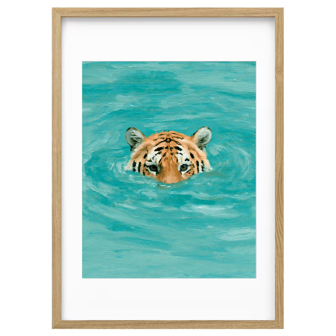 Tigre en el agua