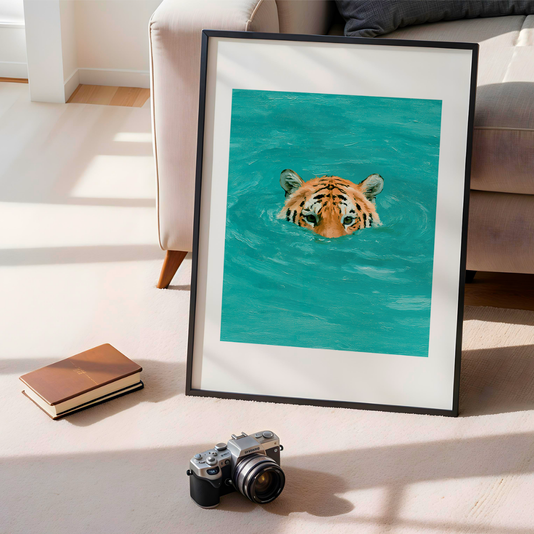 Tigre en el agua