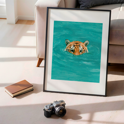 Tigre en el agua